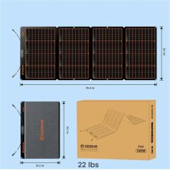 Flexsolar F240 Taşinabi̇li̇r Güneş Paneli̇ 240W