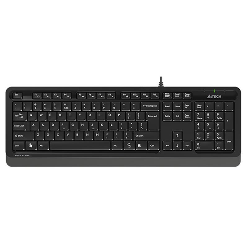 A4 Tech Fk10 Q Tr Mm Gri̇/Si̇yah Usb Kablolu Klavye