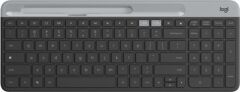 Logitech K580 Q Slim Multi-Device Bluetooth(R) Kablosuz Klavye Si̇yah 920-010624