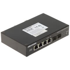 Hikvision Ds-3T0506Hp-E/Hs(O-Std 4 Port 10/100/1000 3Xgiga Poe + 1Xgiga Hi̇-Poe 2 X Sfp 60W Yonetilemez Switch
