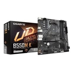 Gigabyte B550M K Ddr4 4733Mhz 1Xhdmi 1Xdp 1Xm.2 Matx Am4 (Amd Am4 5000/5000G/4000G/3000/3000G Seri̇leri̇ İle Uyumlu)