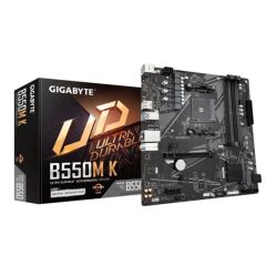 Gigabyte B550M K Ddr4 4733Mhz 1Xhdmi 1Xdp 1Xm.2 Matx Am4 (Amd Am4 5000/5000G/4000G/3000/3000G Seri̇leri̇ İle Uyumlu)