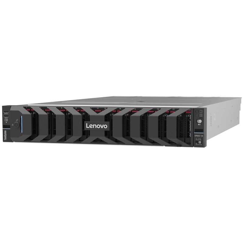 Lenovo Thinksystem Sr650 7Dgda00Sea V4 Intel Xeon Gold 6526P 1X32Gb 8X2.5'' 1X1300W 3 Yil Yeri̇nde Garanti̇