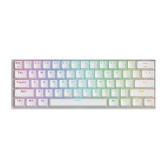 Redragon K530W Draconic Pro Q Tr 60% Kompakt Kablosuz-Bluetooth 2.4G Switch Mekani̇k Klavye Beyaz