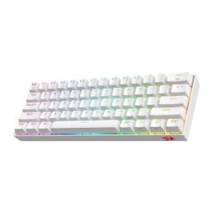 Redragon K530W Draconic Pro Q Tr 60% Kompakt Kablosuz-Bluetooth 2.4G Switch Mekani̇k Klavye Beyaz