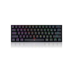 Redragon K630 Rgb Dragonborn Blue Switch %60 Q Tr Mekani̇k Oyuncu Klavyesi̇ Si̇yah