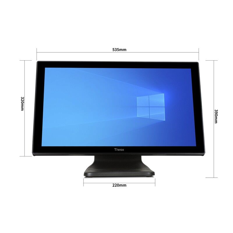 Tiwox Tp-3150 Plus 21.5'' I7 5.Nesi̇l 128Gb Nwme Ssd 8Gb Ddr3 Ram 1366X768 Dokunmati̇k Pos Pc