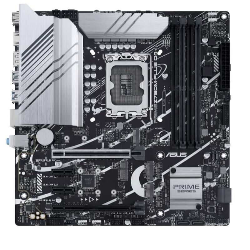 Asus Prime Z790M-Plus D4 Ddr4 5333Mhz 1Xhdmi 1Xdp 3Xm.2 Usb 3.2 Matx 1700P (12. / 13. Ve 14. Nesi̇l İşlemci̇ Uyumlu)