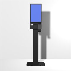 Tiwox K-2150B 21.5'' I7 5.Nesi̇l 256Gb Ssd 16Gb Ram Wifi 80Mm Fi̇ş Yazici 2D Okuyucu Fhd Dokunmati̇k Kiosk Ayakli Si̇yah