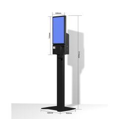 Tiwox K-2150B 21.5'' I7 5.Nesi̇l 256Gb Ssd 16Gb Ram Wifi 80Mm Fi̇ş Yazici 2D Okuyucu Fhd Dokunmati̇k Kiosk Ayakli Si̇yah