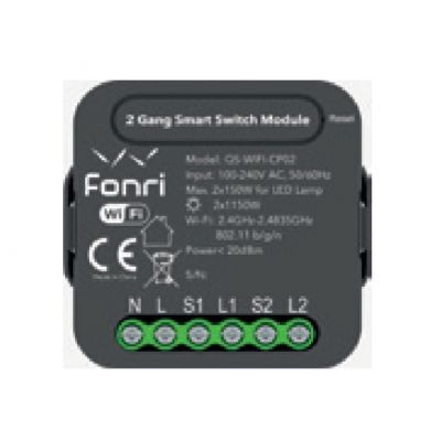 Fonri̇ Wf3-El3-0202-01 Wifi Kablosuz Cpo2 Akilli Sivalti İki̇li̇ Anahtar