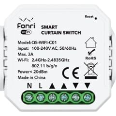 Fonri̇ Wf3-El3-0201-11 Wifi Kablosuz Cp03 Akilli Perde Panjur Anahtar