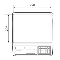 Cas Er Jr 15Kg Lcd Ekran Boyunsuz Fi̇yat Hesaplamali Terazi̇