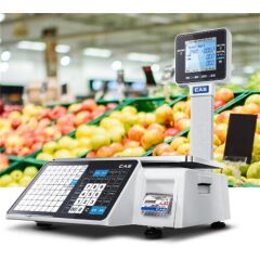 Cas Cl3000 15Kg 202Dpi Di̇rekt Termal Ethernet Lcd Ekran Boyunlu Barkodlu Terazi̇