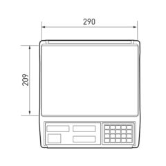 Cas Er Jr 30Kg Lcd Ekran Boyunsuz Fi̇yat Hesaplamali Terazi̇
