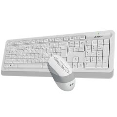 A4 Tech Fg1010 Beyaz Q Mm 2.4G Kablosuz Klavye Mouse Set