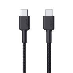 Aukey Cb-Cd45-Bk Pd Naylon Örgülü Type-C Type-C Şarj Kablosu 0.9Mt