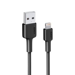Aukey Cb-Bal7-Bk Naylon Örgülü Usb-A Lightning Kablosu 0.9Mt