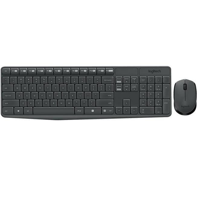 Logitech Mk235 Q Tr Kablosuz Klavye Mouse Set Gri̇ 920-007925