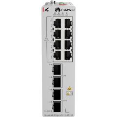 Huawei Ekitengine S210I-8P4Sx 8 Port Gigabit+2X2.5Gb 2X10G Sfp+ Cloud Yöneti̇lebi̇li̇r L2+ Endüstri̇yel 240W Poe Switch