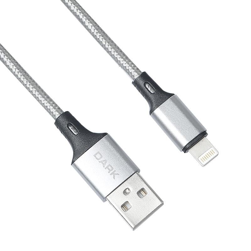 Dark Dk-Cb-Lt100Br Usb To Lightning 1Mt Örgülü Quick Charge Destekli̇ Şarj Ve Data Kablosu