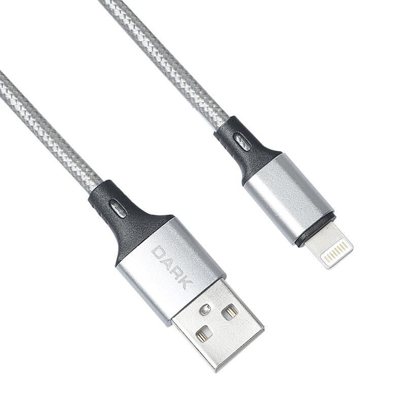 Dark Dk-Cb-Lt100Br Usb To Lightning 1Mt Örgülü Quick Charge Destekli̇ Şarj Ve Data Kablosu