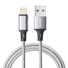Dark Dk-Cb-Lt100Br Usb To Lightning 1Mt Örgülü Quick Charge Destekli̇ Şarj Ve Data Kablosu