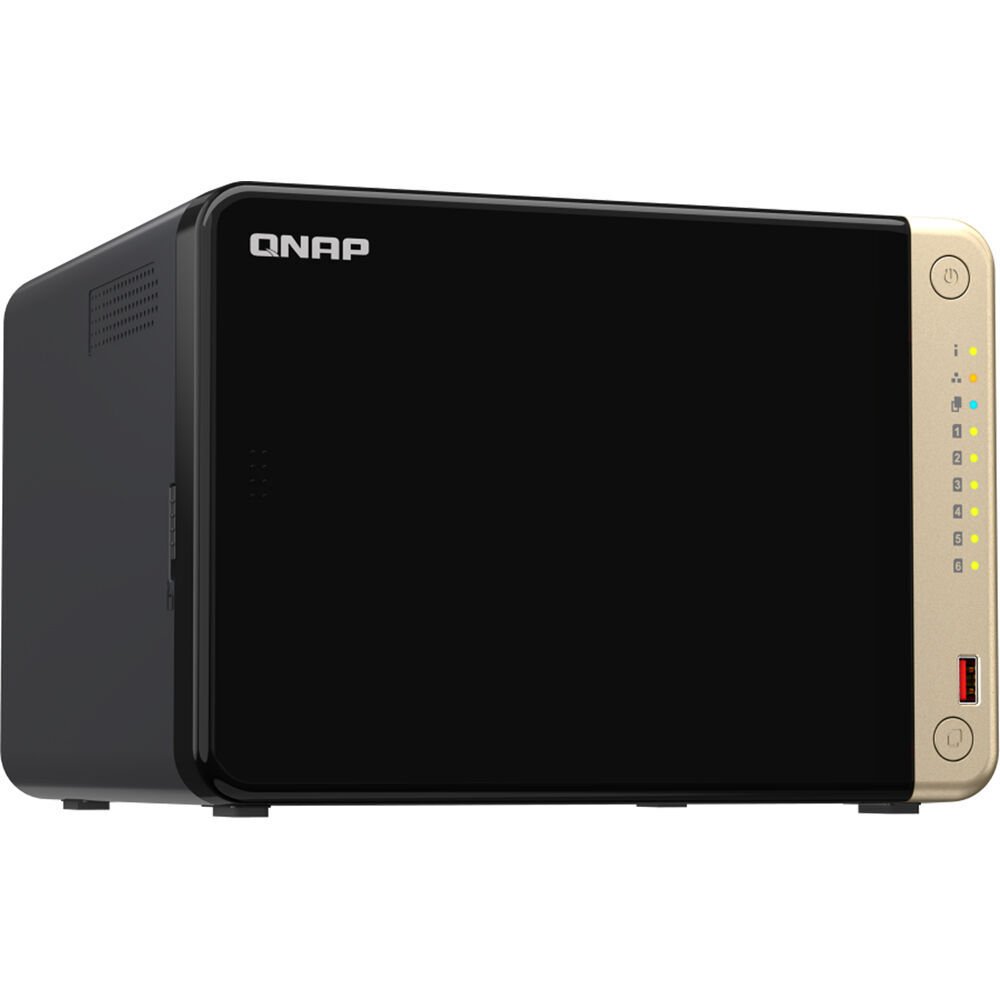 Qnap Turbonas Ts-664-8G 8Gb 6 Bay 2Xglan Nas Depolama Üni̇tesi̇