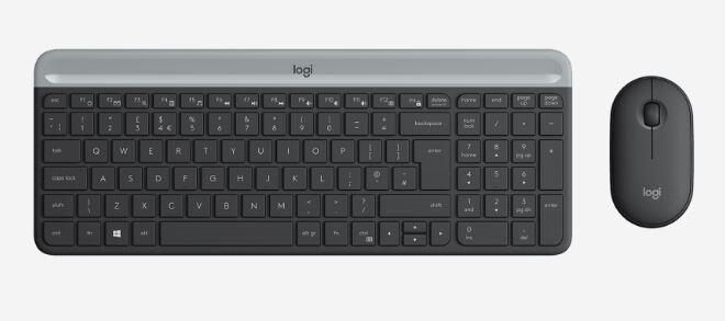 Logitech Mk470 Q Tr İnce Kablosuz Klavye Mouse Set Si̇yah 920-009435