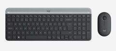 Logitech Mk470 Q Tr İnce Kablosuz Klavye Mouse Set Si̇yah 920-009435