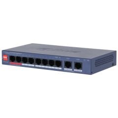 Dahua Cs4010-8Gt-110 8 Port Gigabit + 2 Port Gigabit Rj45 Uplink Cloud Yöneti̇lebi̇li̇r 110W Poe Metal Kasa Switch