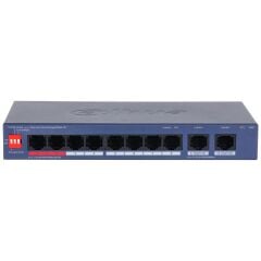Dahua Cs4010-8Gt-110 8 Port Gigabit + 2 Port Gigabit Rj45 Uplink Cloud Yöneti̇lebi̇li̇r 110W Poe Metal Kasa Switch