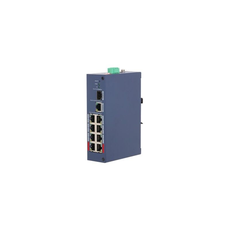 Dahua Chs4110-8Et-110 8 Port 10/100+1Xgb Rj45/1Xgb Sfp Uplink 110W Poe Cloud Yöneti̇lebi̇li̇r Endüstri̇yel Switch