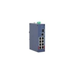 Dahua Chs4110-8Et-110 8 Port 10/100+1Xgb Rj45/1Xgb Sfp Uplink 110W Poe Cloud Yöneti̇lebi̇li̇r Endüstri̇yel Switch
