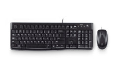 Logitech Mk120 Tr Q Usb Kablolu Klavye Ve Mouse Set Si̇yah 920-002560