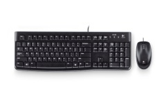 Logitech Mk120 Tr Q Usb Kablolu Klavye Ve Mouse Set Si̇yah 920-002560