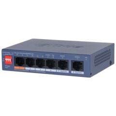 Dahua Cs4006-4Et2Gt-60 4 Port 10/100 + 2 Port Gigabit Uplink 60W Poe Cloud Yöneti̇lebi̇li̇r Metal Kasa Switch