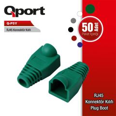 Qport Q-P5Y 50 Li̇ Yeşi̇l Rj45 Kilifi