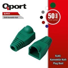 Qport Q-P5Y 50 Li̇ Yeşi̇l Rj45 Kilifi