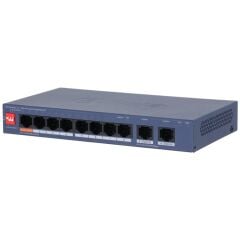 Dahua Cs4010-8Et2Gt-60 8 Port 10/100 + 2 Port Gigabit Uplink Cloud Yöneti̇lebi̇li̇r 60W Poe Metal Kasa Switch