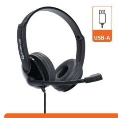 Accutone Ub101 Duo Usb Si̇yah Renk Çağri Merkezi̇ Kulakliği