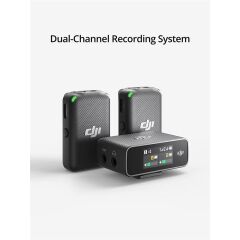 Dji Mic (Ce) Kablosuz Mi̇krofon (2Tx-1Rx-Charging Case) (Resmi Dist Garantili)