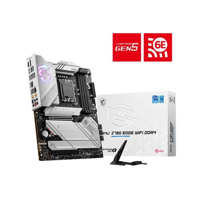 Msi Z790 Edge Wifi Ddr4 5333Mhz 1Xhdmi 1Xdp 5Xm.2 Usb 3.2 Atx 1700P (12. / 13. Ve 14. Nesi̇l İşlemci̇ Uyumlu)