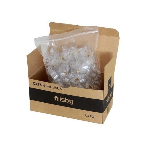 Frisby Fnw-Rj4520N Cat6 Rj45 Utp Konnektör 100 Lü Kutu