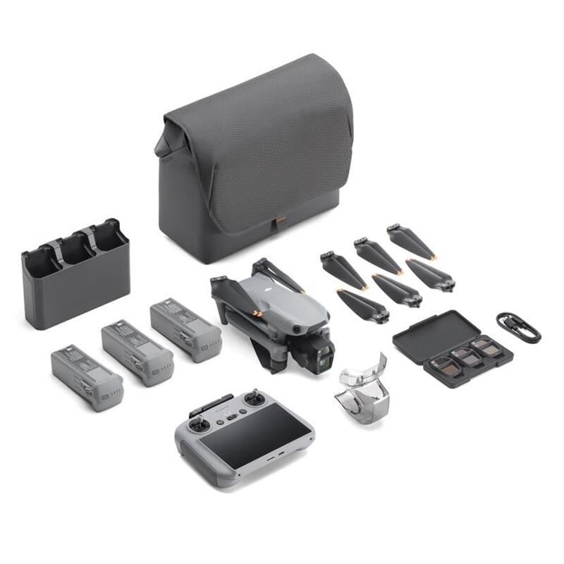 Dji Air 3S Fly More Combo Drone ( Dji Rc2 Ekranli Kumandali) (Resmi Dist Garantili)