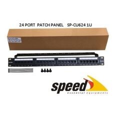 Speed Sp-Cu624 1U 24 Port Cat6 Dolu Utp Patch Panel + Kablo Düzenleyi̇ci̇