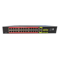 Tiwox Tp-G2422Sfp-Poe300W 24 Port Gigabit+2Xgb Rj45/2Xsfp Uplink Rackmount Poe Switch