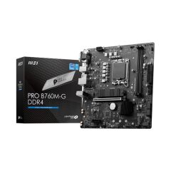 Msi Pro B760M-G Ddr4 4800Mhz 1Xvga 1Xhdmi 1Xdp 2Xm.2 Usb 3.2 Matx 1700P (12. / 13. Ve 14. Nesi̇l İşlemci̇ Uyumlu)