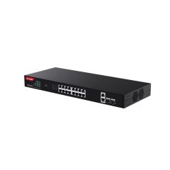 Ip-Com G1120P-16-250W 16 Port Gigabit+2Xgb Rj45/Sfp Uplink 230W Poe Rackmount Switch