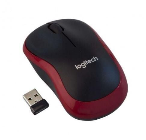 Logitech M185 Kablosuz Usb Mouse Kirmizi 910-002237